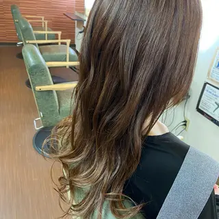 ロング カラー 💜推しインナー カラー/菊池柊真💜のヘアスタイル
