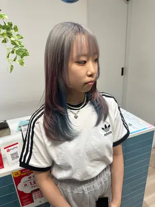 セミロング 鍵谷 公宏のヘアスタイル