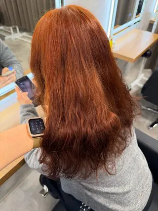 カラー 暖色/透明感カラー 🤍yuzuho🫧のヘアスタイル