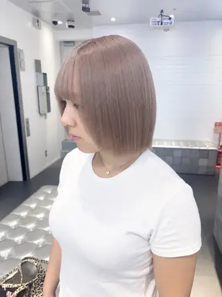 ショート カラー ヘアアレンジ 💟ケア×ハイトーン 💟/ミオのヘアスタイル