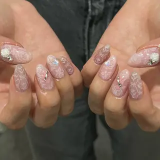 ネイル パラあり！フィルイン 美フォルムのネイルデザイン