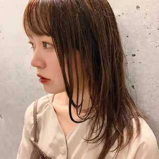 ロング カラー 中川 竜誠のヘアスタイル