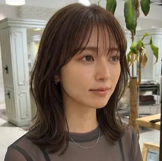 ミディアム obje't cielのヘアスタイル