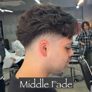 ショート パーマ メンズ メンズ専門🥸 フェード特化　涼太のヘアスタイル