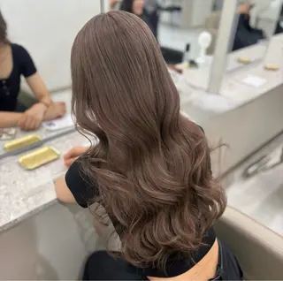 ロング カラー 透明感×ダブルカラ ーHarusa🎀のヘアスタイル