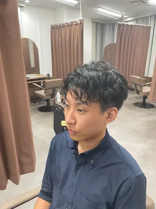 パーマ メンズ 登 愛のヘアスタイル