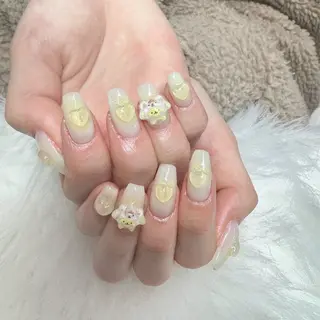 ネイル 🎀nana🫧 ワンホンネイル🎀のネイルデザイン