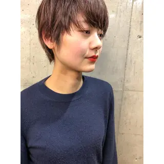 ショート カラー センスをお届けします 大谷将生infpのヘアスタイル