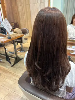 ロング ゆうこ🍀髪質改善/ ストレート/艶カラーのヘアスタイル