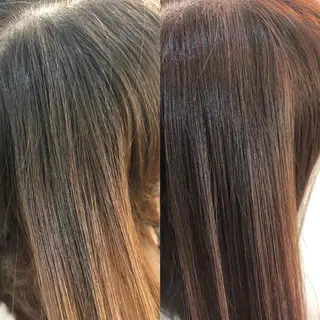 ロング カラー 山田 笑みのヘアスタイル