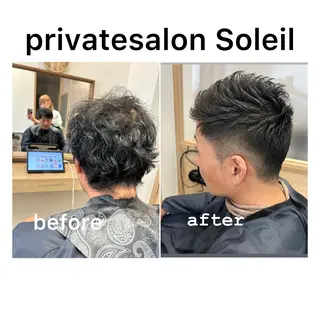 ショート メンズ 久木原 ゆりのヘアスタイル