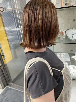 ショート カラー 坂本 沙也加のヘアスタイル