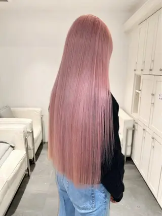 ロング カラー ブリーチ指名No.1 Daikiのヘアスタイル
