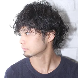 カラー パーマ ショート ITbyALBUM 下北沢店のヘアスタイル