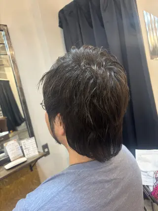 ミディアム メンズ 🔥無料メンズカット モデル募集👀シバのヘアスタイル