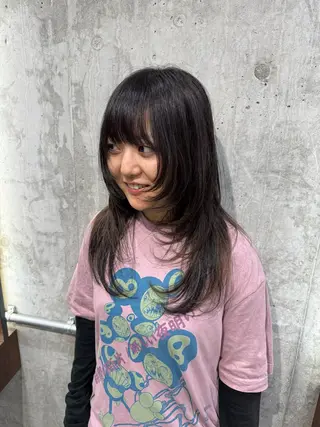 ロング ホワイトブロンド RIKUTOのヘアスタイル