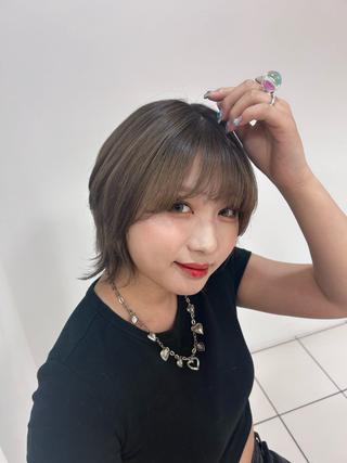 ショート 笠原未稀/カット・ ブリーチ無しカラーのヘアスタイル