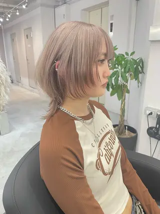 ショート カラー 艶髪/透明感カラー tawadaのヘアスタイル