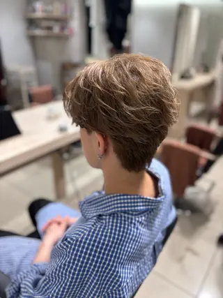 パーマ メンズ 💠メンズ縮毛矯正 /パーマ💠林慶太のヘアスタイル