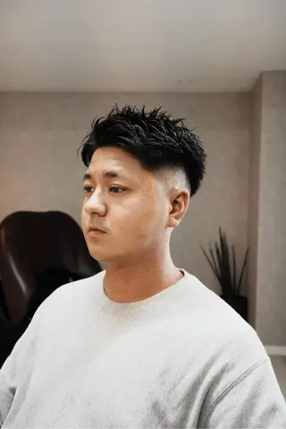 ショート メンズ SHIZUKU スパイキーショートのヘアスタイル