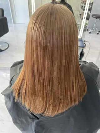 ロング カラー 中溝 トシミのヘアスタイル