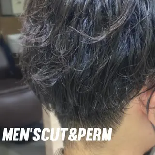 パーマ メンズ 技術モデル募集中 🩶村嶋 彩のヘアスタイル