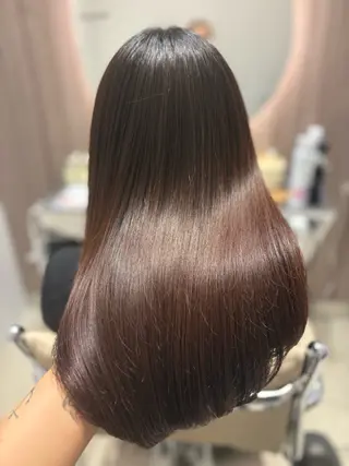 ロング メンズ/パーマ /レディース髪質改善のヘアスタイル