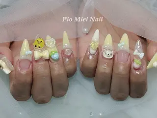 ネイル HANA 長さだしのネイルデザイン