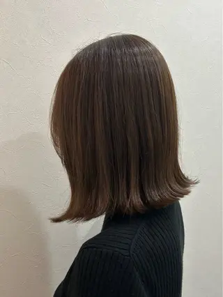 ミディアム カラー 北原 紗希のヘアスタイル