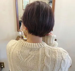 ショート FILMS haru 暖色/ぱつっとbobのヘアスタイル