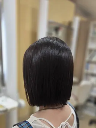ミディアム 田中 牧子のヘアスタイル
