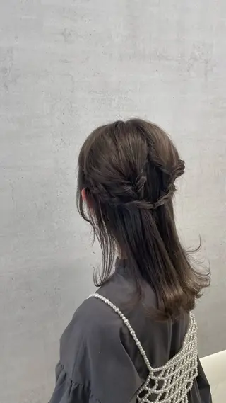 ミディアム 透明感カラー✨ 艶カラーのヘアスタイル