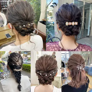 セミロング ヘアアレンジ 🌟ハイライト/ハイ トーン🌟MIKIのヘアスタイル