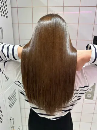 ロング カラー ✨縮毛矯正✨レイヤー ホウダカズヒロのヘアスタイル