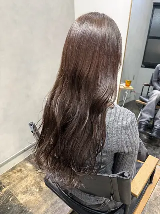 ロング カラー 透明感カラー/パーマ 🌀アオノのヘアスタイル