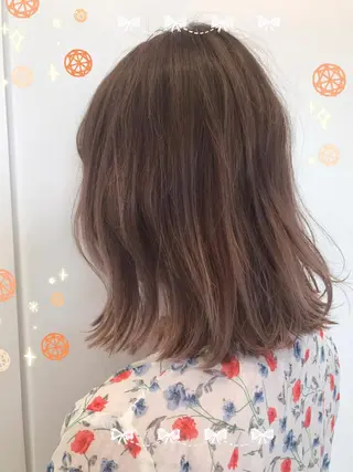 ミディアム 新宿駅近♡個室 ♡関口三都季🌜のヘアスタイル