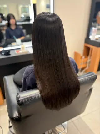 ロング 髪質改善・水素カラー ARIA（ému）のヘアスタイル
