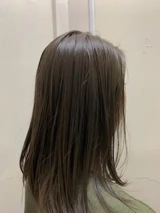 セミロング カラー 村上 吉斗のヘアスタイル