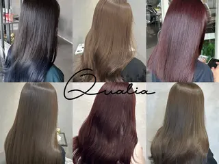ロング カラー Salon de QualiaRUNAのヘアスタイル