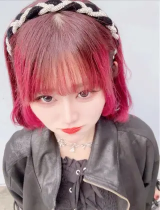 ミディアム カラー 三原 賢二 【縮毛矯正】のヘアスタイル