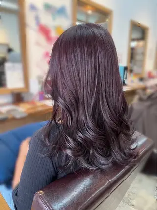 ロング カラー Ɛ>暗髪➕ピンク/ hiroki︎<3のヘアスタイル