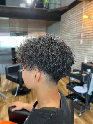 ショート パーマ 糸山 大輔のヘアスタイル