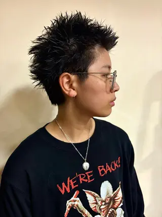 ショート パーマ メンズ 浅岡 昭汰のヘアスタイル