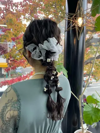 ヘアアレンジ オノ アカネのヘアスタイル