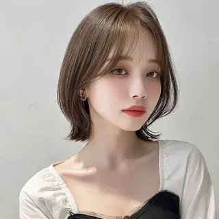 カラー 多田 愛子のヘアスタイル