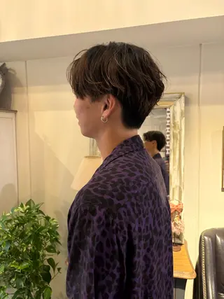 ショート メンズ ichika/福岡 /透明感カラー🤎のヘアスタイル