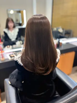 ミディアム 髪質改善・水素カラー ARIA(ému)のヘアスタイル