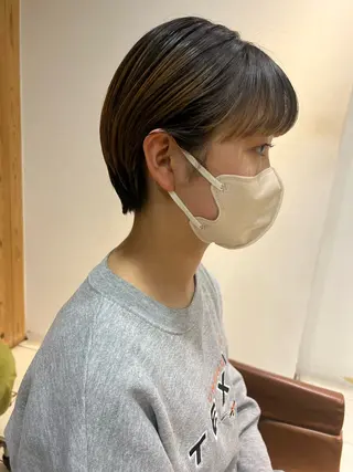 ショート 安富 舞のヘアスタイル