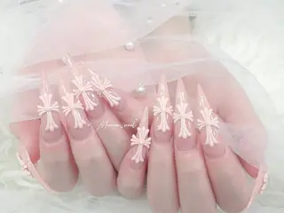 ネイル MoMoA Nail ネイル長さ出し専門店のネイルデザイン