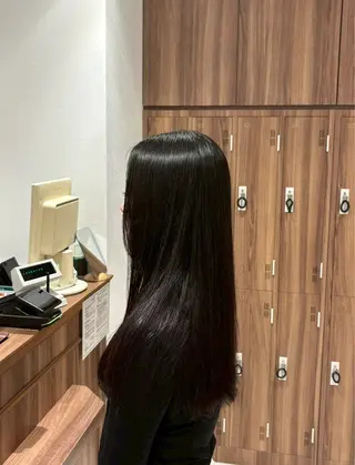 ロング 竹内 にこのヘアスタイル